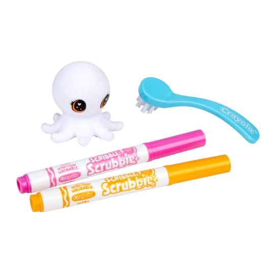 Assorted Scribble Scrubbie® Ocean Pets Washable Pet Figurine